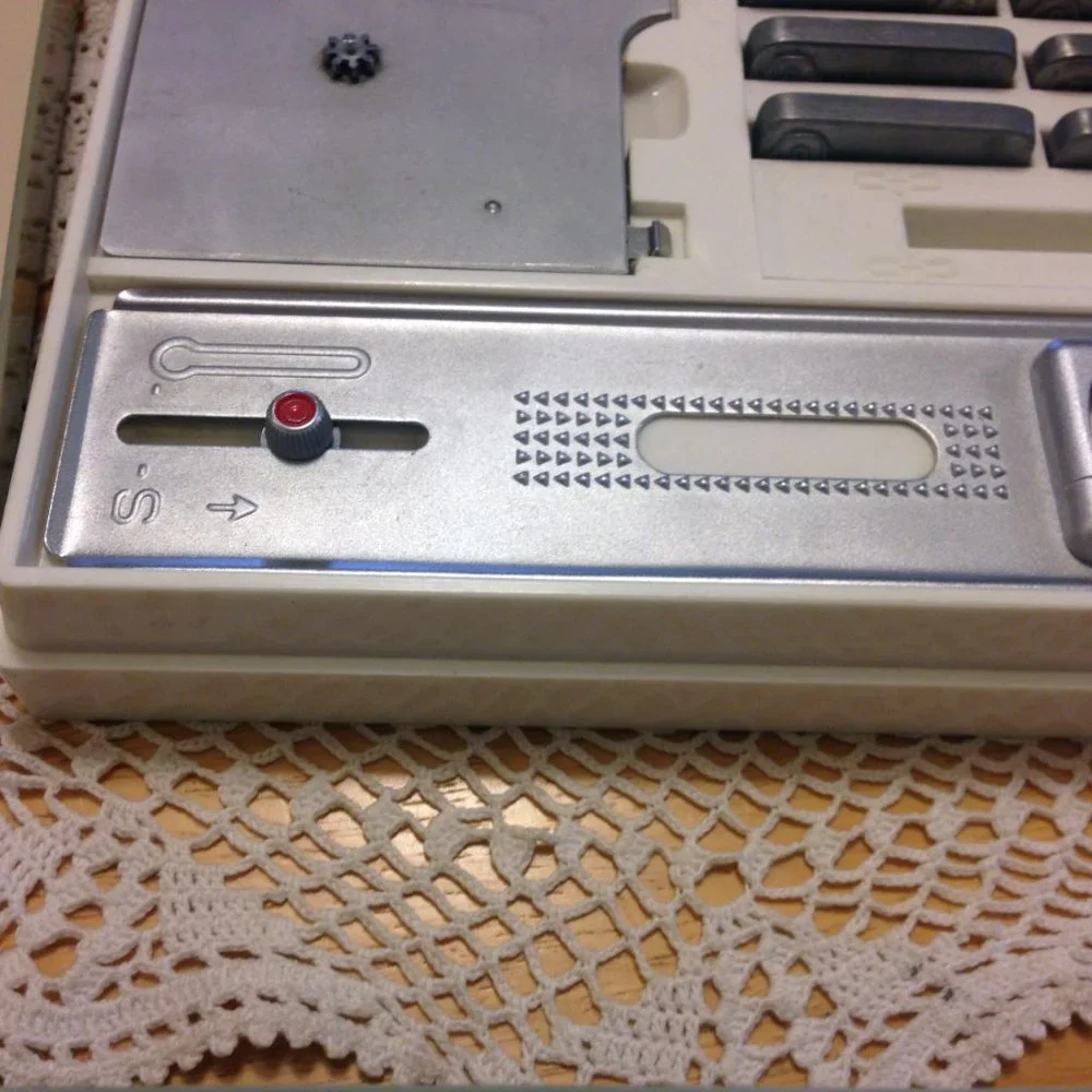 Vintage Buttonholer, Kenmore Model 17501 Sewing Machine plus accessory box